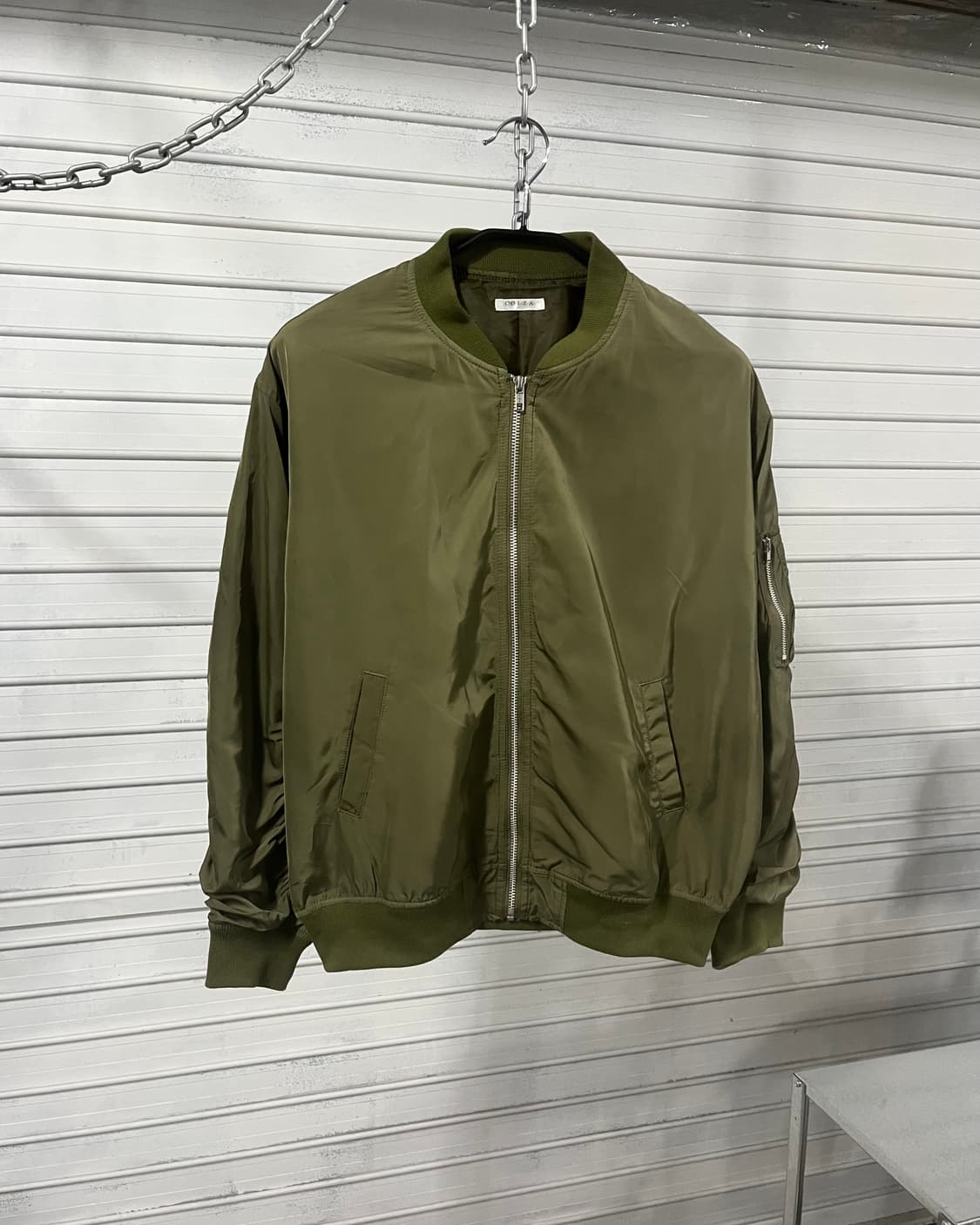 colza nylon ma-1 bomber jacket 상품이미지4