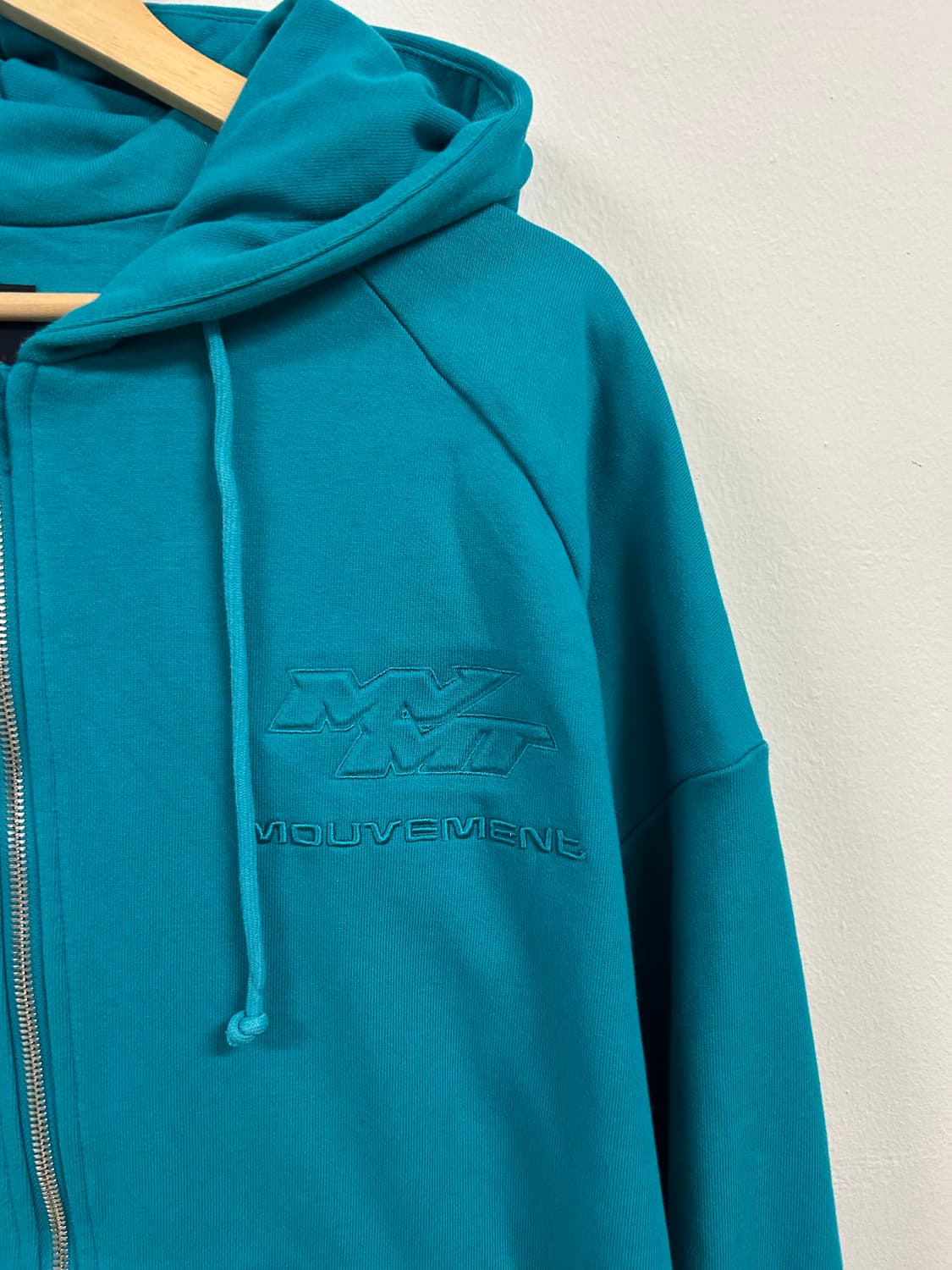 M-XL) 준지 23년식 청록색 후드집업 O257-C 상품이미지2