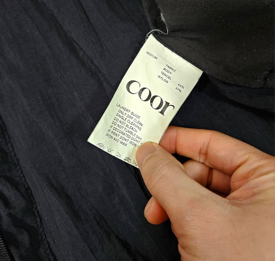 쿠어(COOR) 스트링 후드 투웨이 집업 바람막이 자켓 상품이미지7