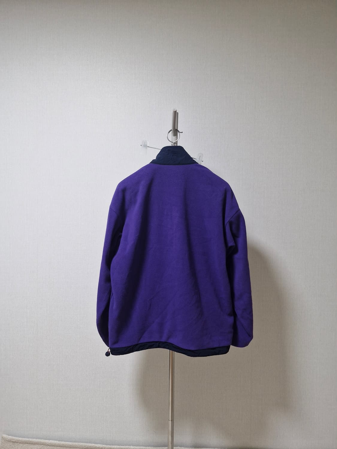 FILA SPORTS 퍼플 반집업 플리스 xl 상품이미지2