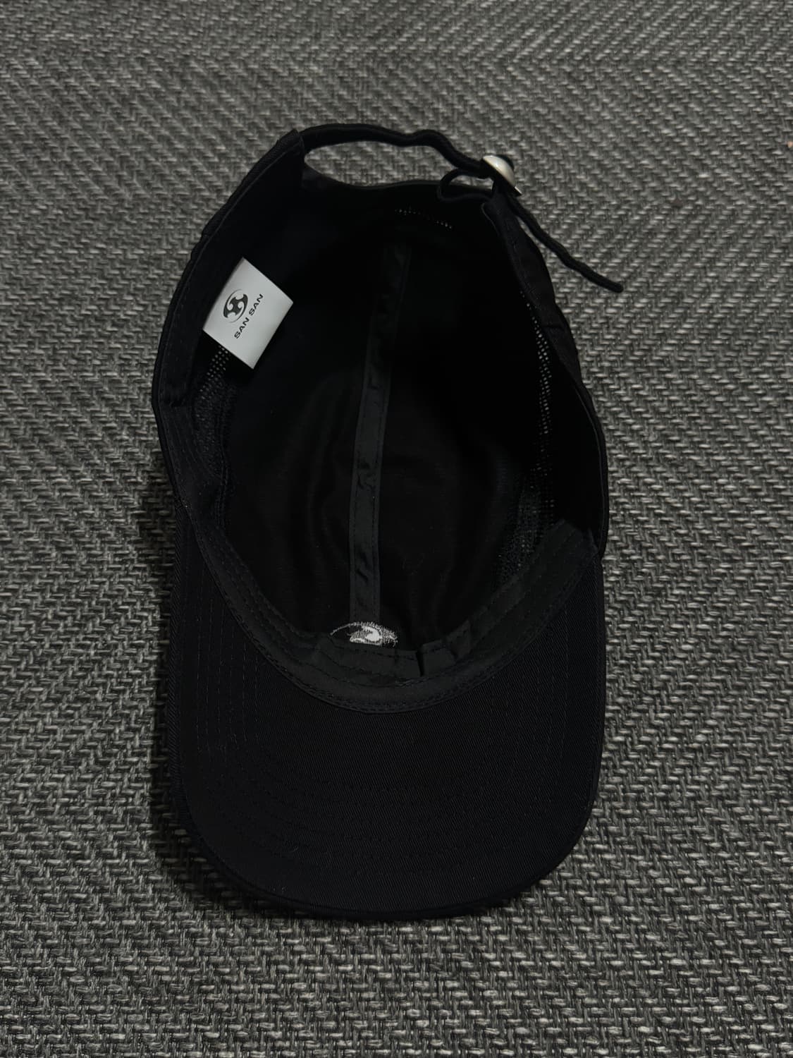 산산기어 커브 패널 캡 모자 블랙 24ss  상품이미지3