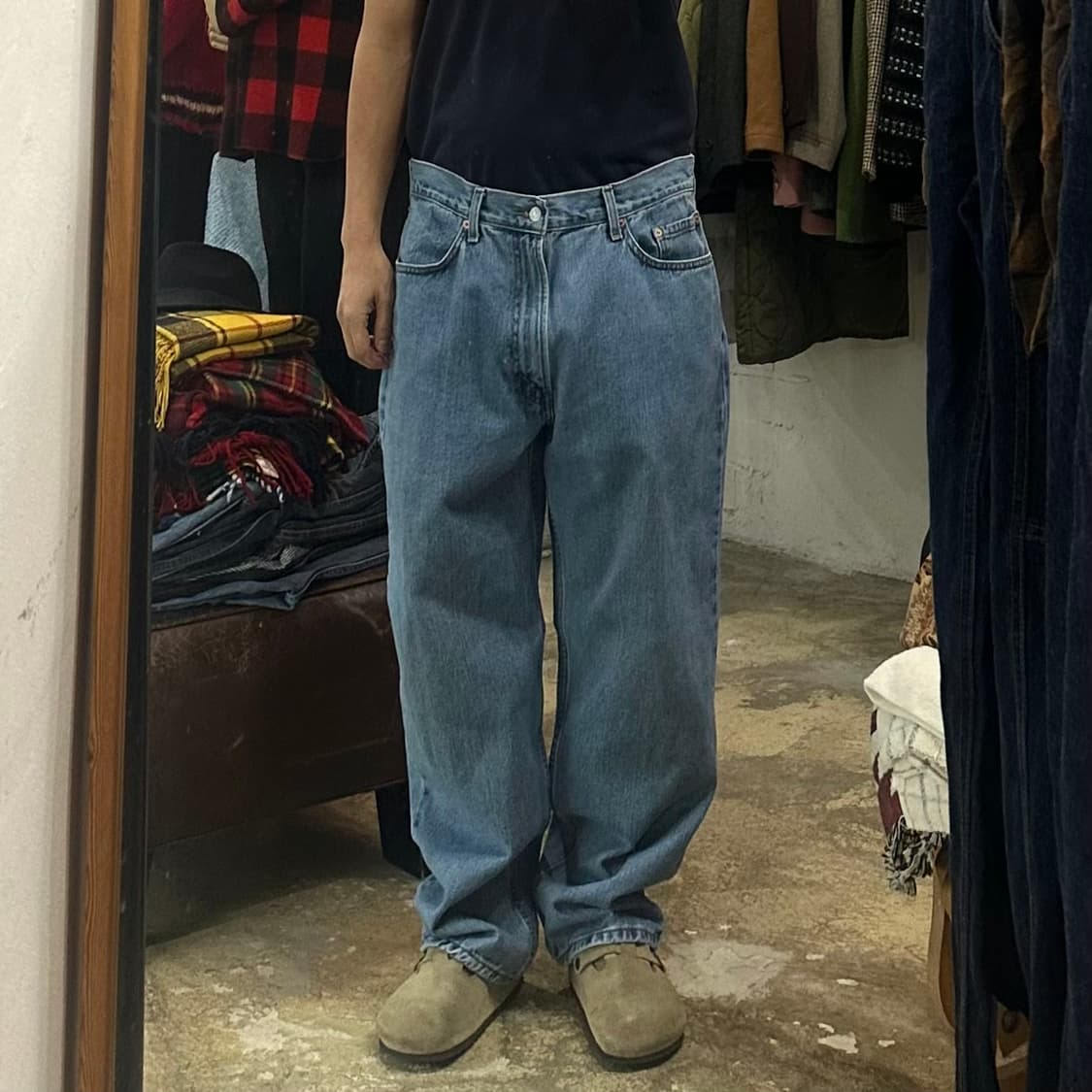 (착용컷) 리바이스 505 (남성용 36.5) 상품이미지2