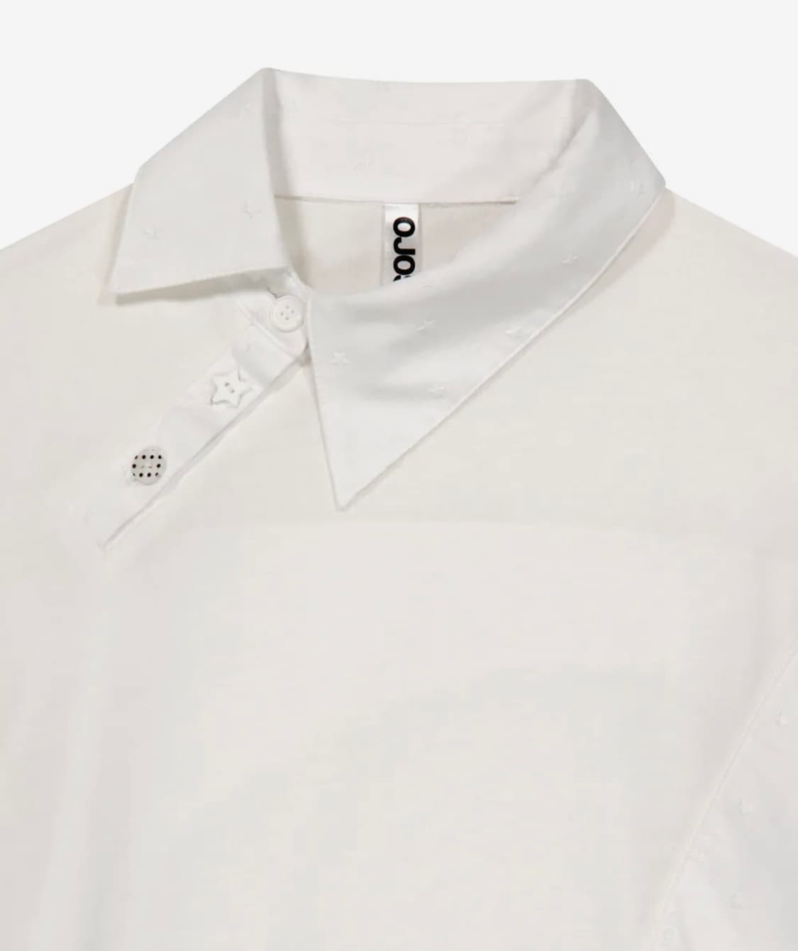 오호스/Starcut Jersey Collar Tee/ Off White 상품이미지3