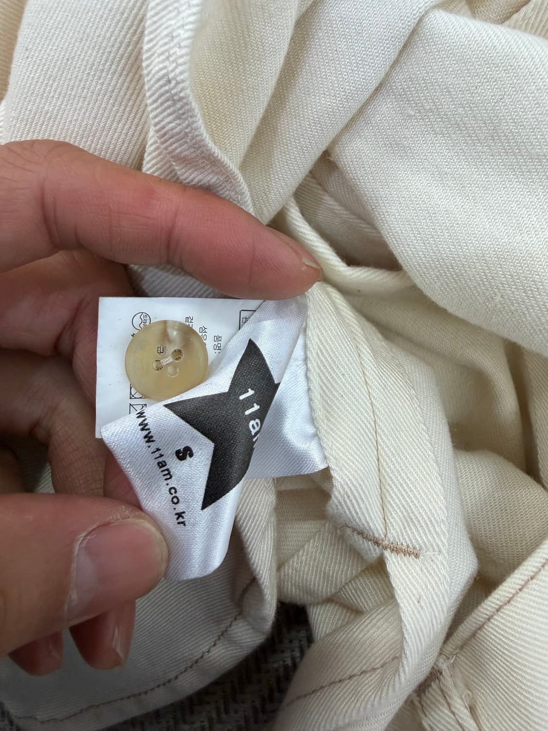 정춤) 11AM 일레븐아이엠 셔츠형 점프수트 S 상품이미지8