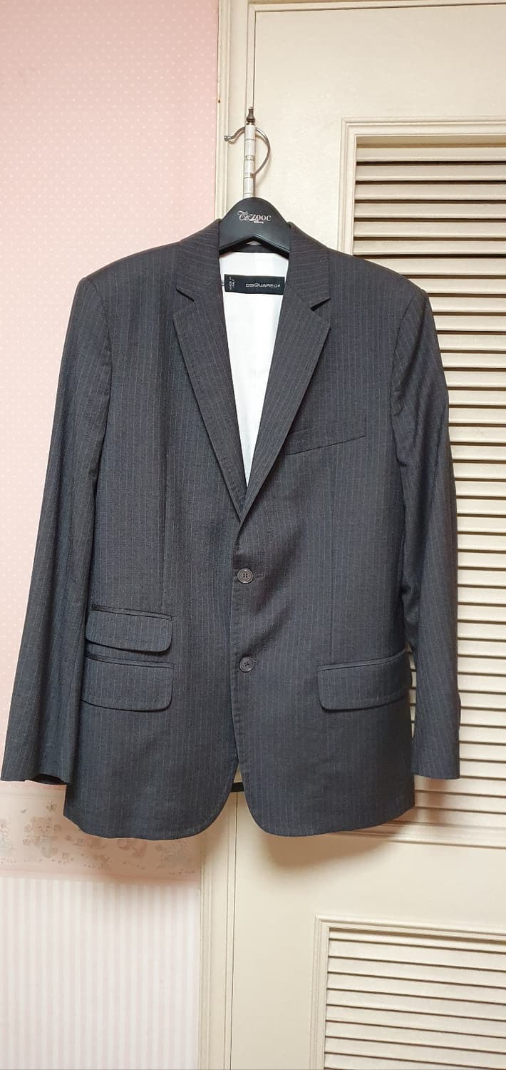 [명품/새상품] 디스퀘어드2 핀스트라이프 수트 (얇은 춘추용/48사이즈) 상품이미지1