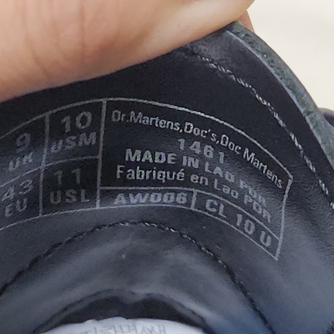 [9UK] 닥터미틴 1461 스무스 3홀 (280~285) 상품이미지9