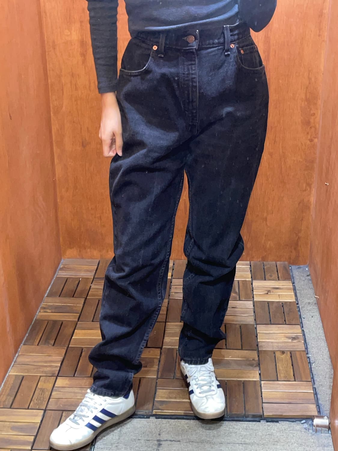 (30) Levi's 551 (리바이스 릴렉스 테이퍼드 블랙 데님) 상품이미지2