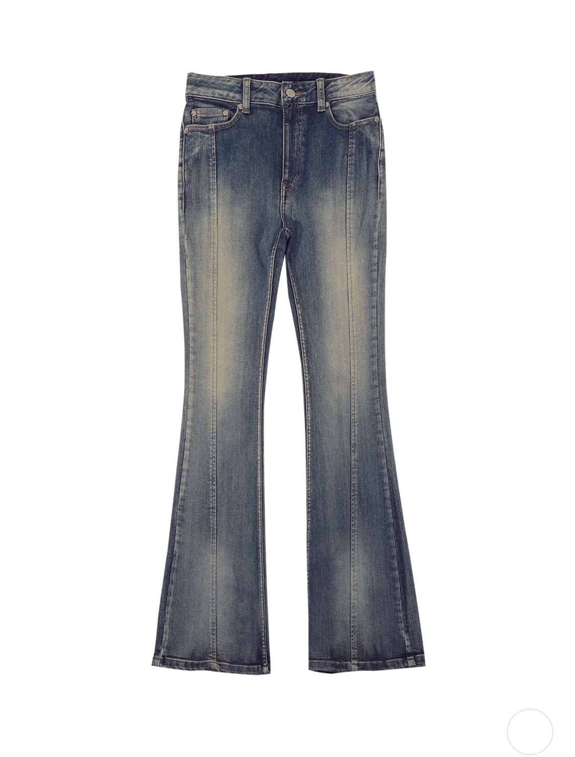 달링유어배드 로즈 부츠컷 데님 빈티지 블루 상품이미지3