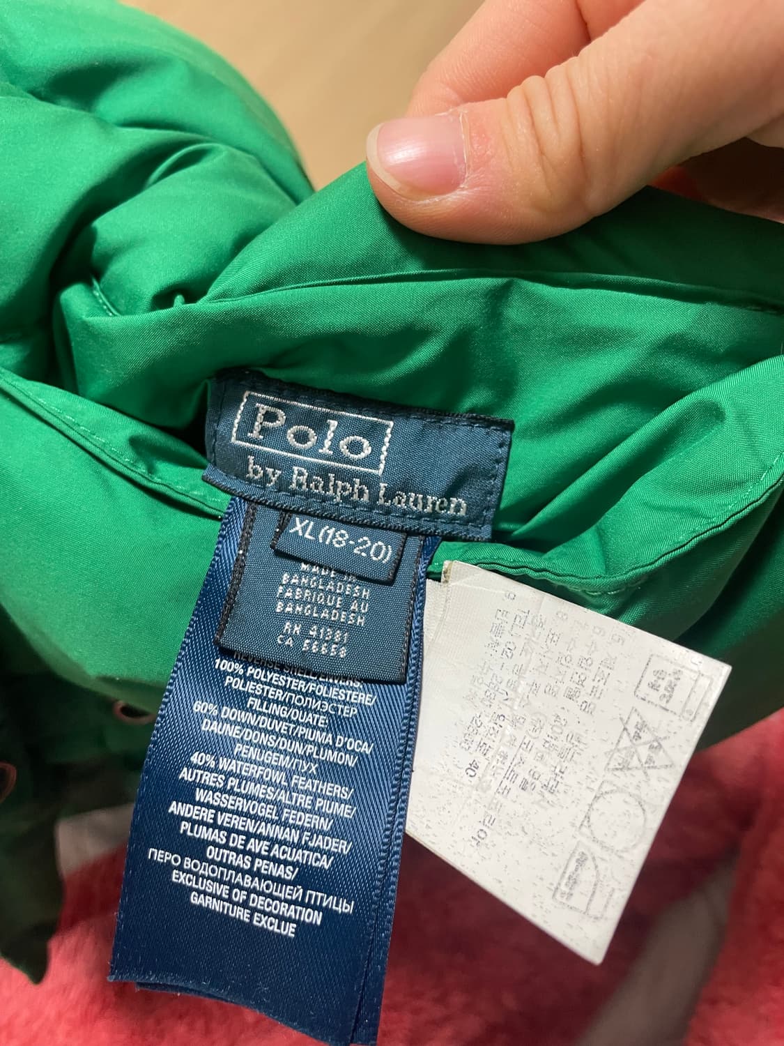 폴로 리버서블 조끼패딩 상품이미지6