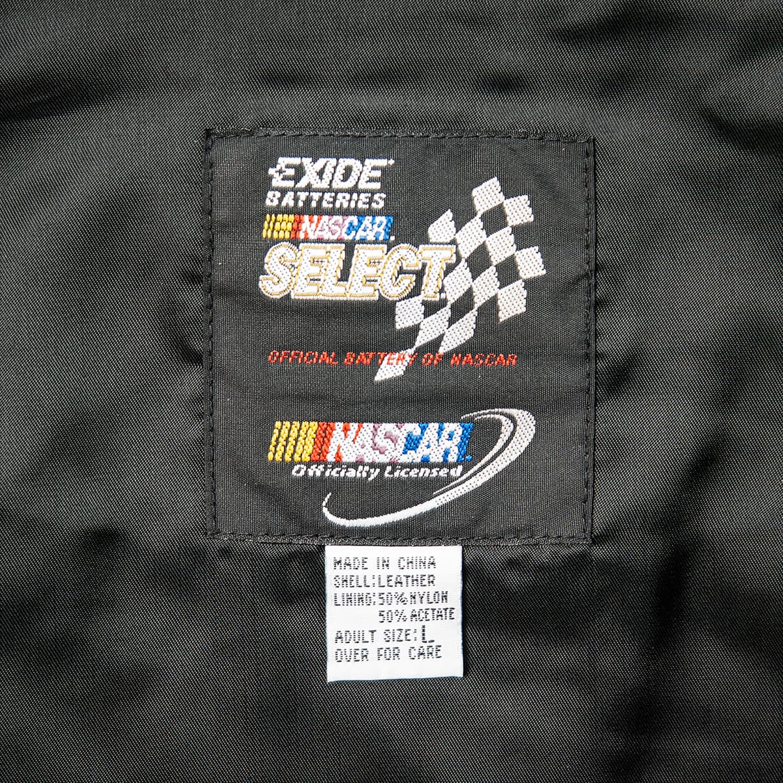 [110] 00s NASCAR 나스카 레이싱 램스킨 레더자켓 블랙  상품이미지7