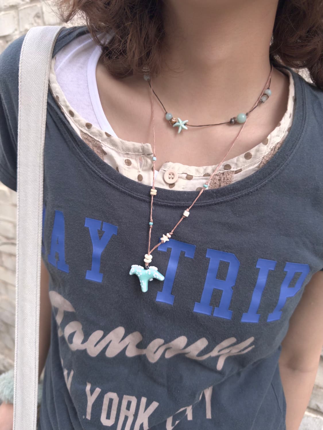 mint-sunset star necklace 민트 선셋 스타 목걸이 상품이미지4