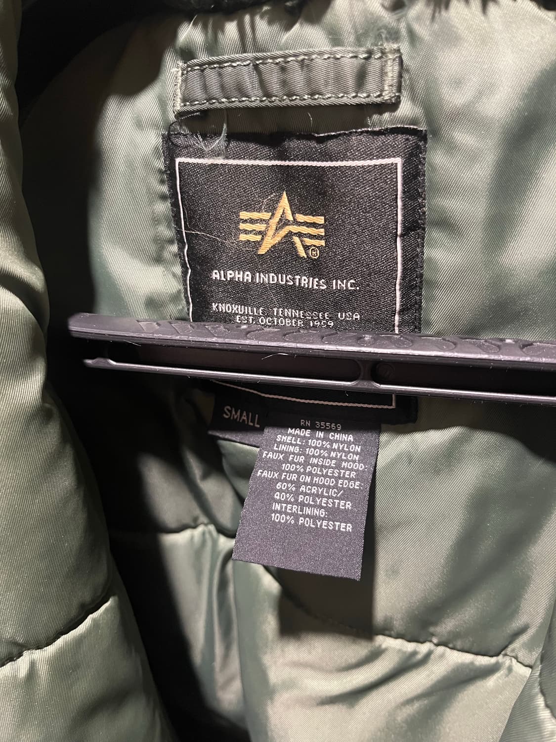 알파인더스트리 N-3B파카 상품이미지5