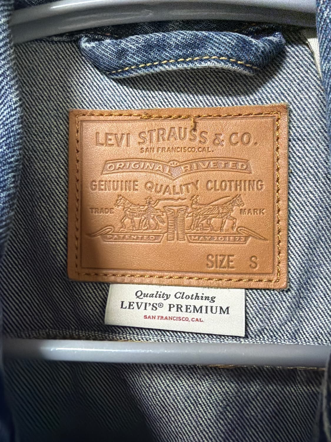 리바이스 청자켓 s 상품이미지2