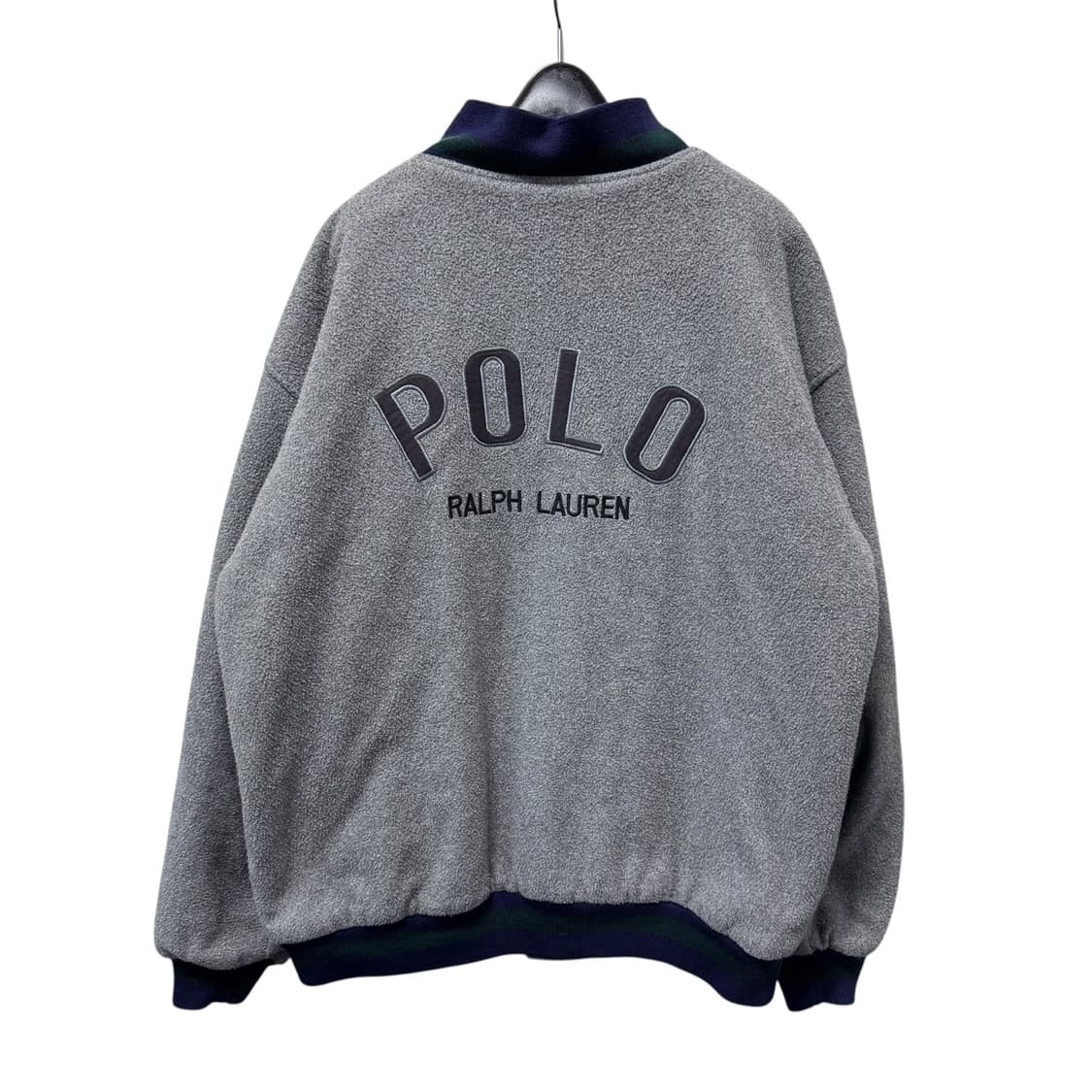 폴로 랄프로렌 빅로고 그레이 후리스 자켓 상품이미지3