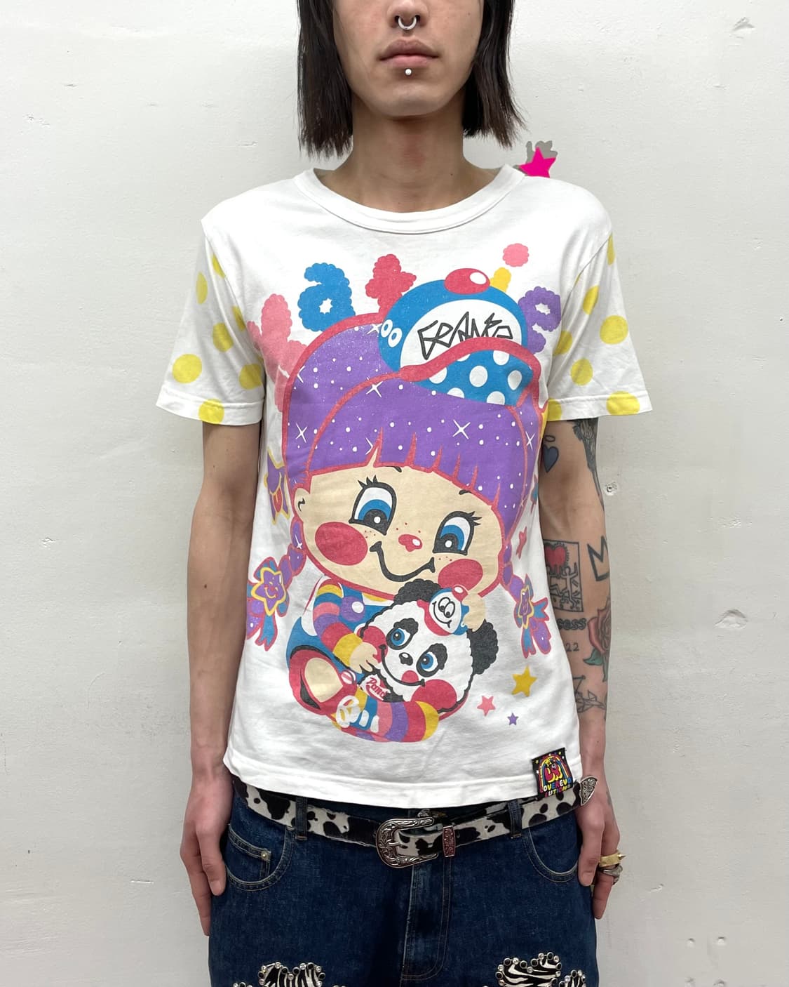 Love Yellow Dot Eye T-shirt  상품이미지1