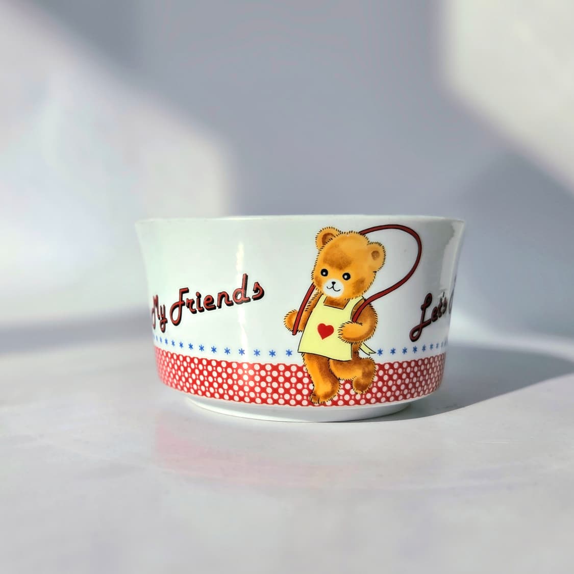 8090s vintage teddy bear cereal bowl 상품이미지5
