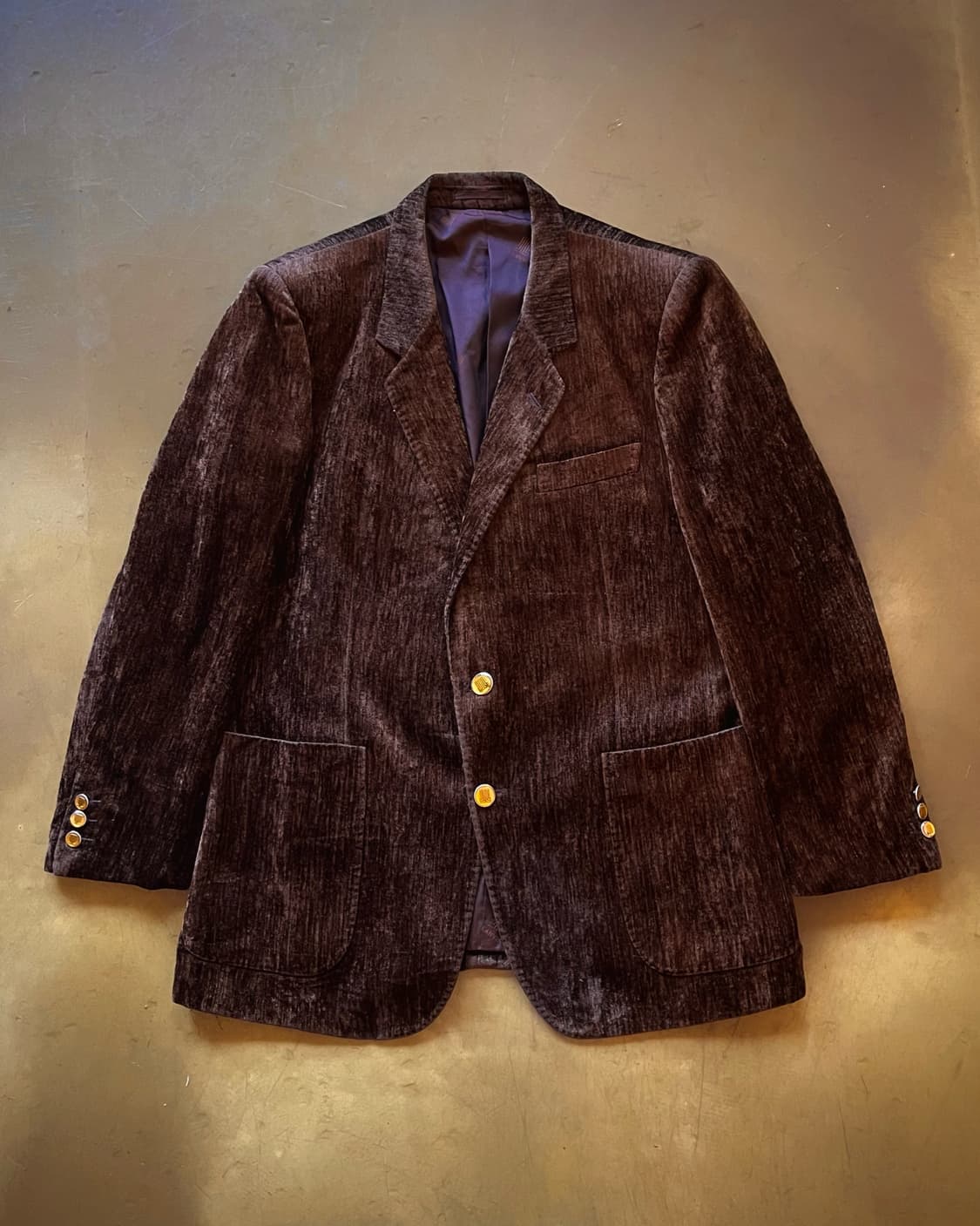 Old LANVIN Paris Classic Velour Blazer 상품이미지3