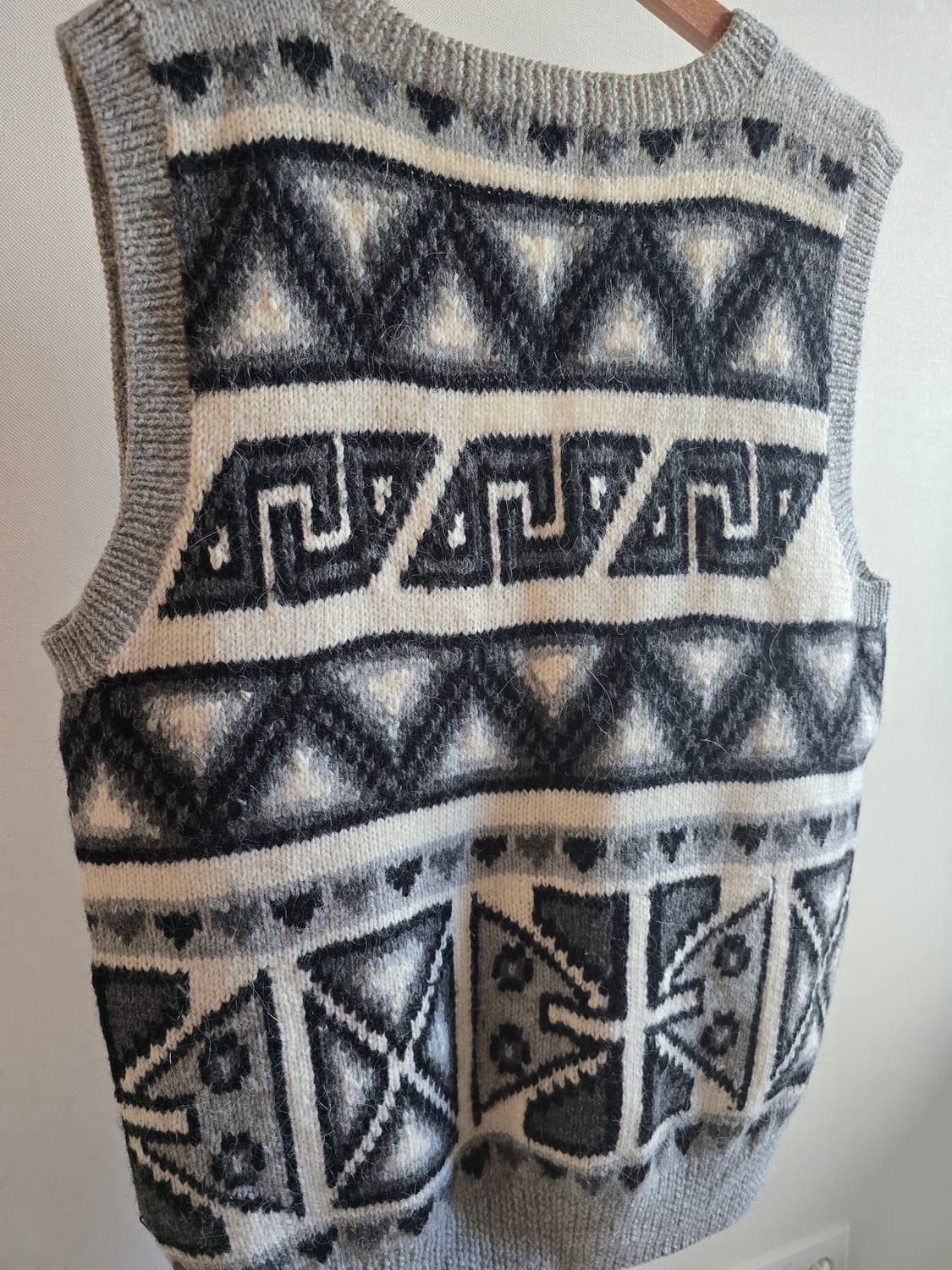 INCA-TEX 페루 알파카100% 잉카패턴 니트 상품이미지6