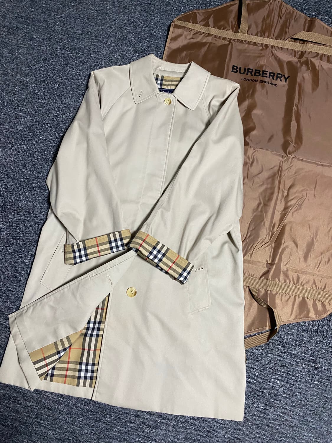 [가을옷정리중] 노바체크 버버리 트렌치코트 급처 상품이미지2