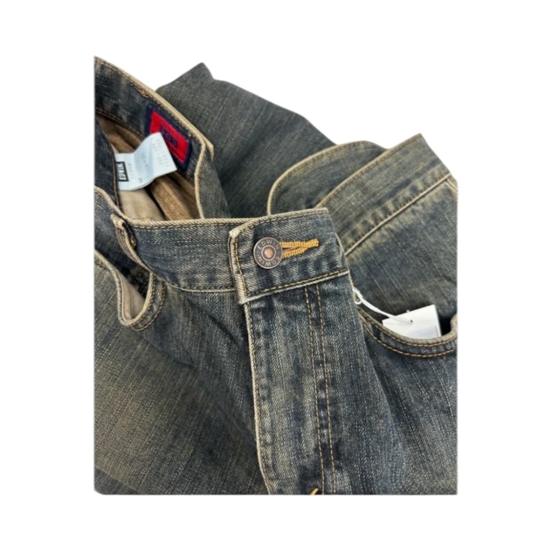 XL) 에드윈 503 레귤러 워시드 인디고 데님팬츠 BD-055 상품이미지4