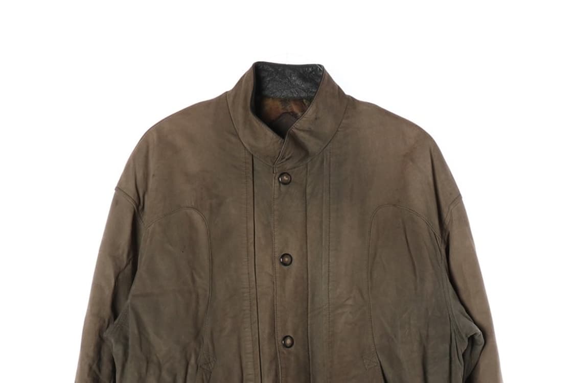 SPASSO 빈티지 소가죽 자켓 L 상품이미지4