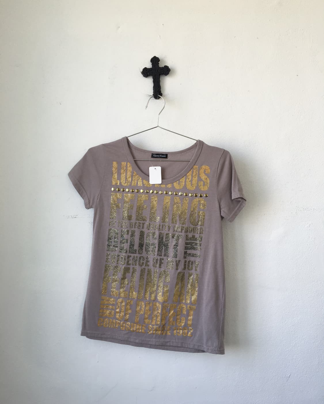 Lettering printing t shirt 상품이미지1