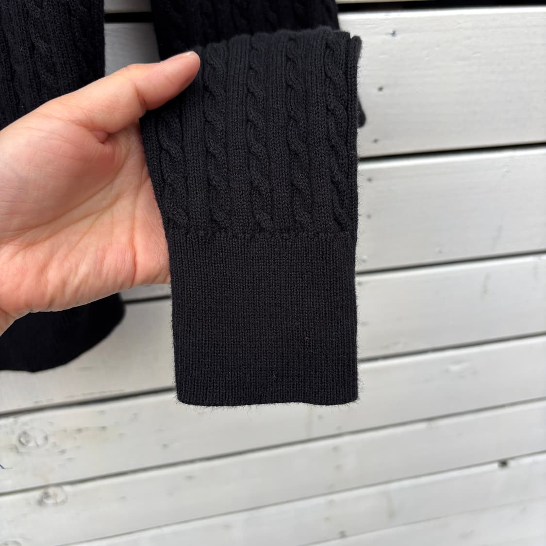 Polo 폴로 케이블 꽈배기 니트 가디건 상품이미지6