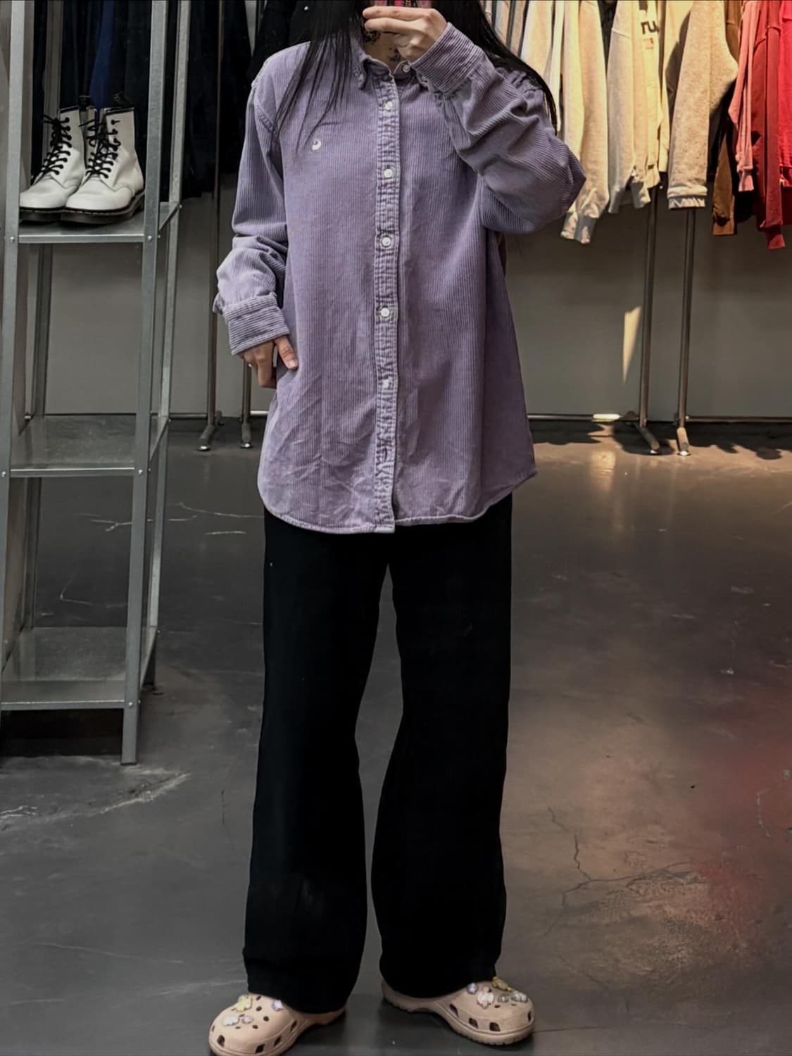 칼하트 WIP 코듀로이 연보라 셔츠 A3579 상품이미지1