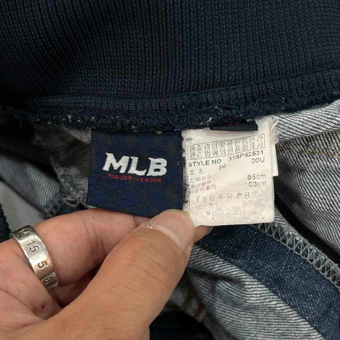  mlb 데님 카고쇼츠 y12098 상품이미지10