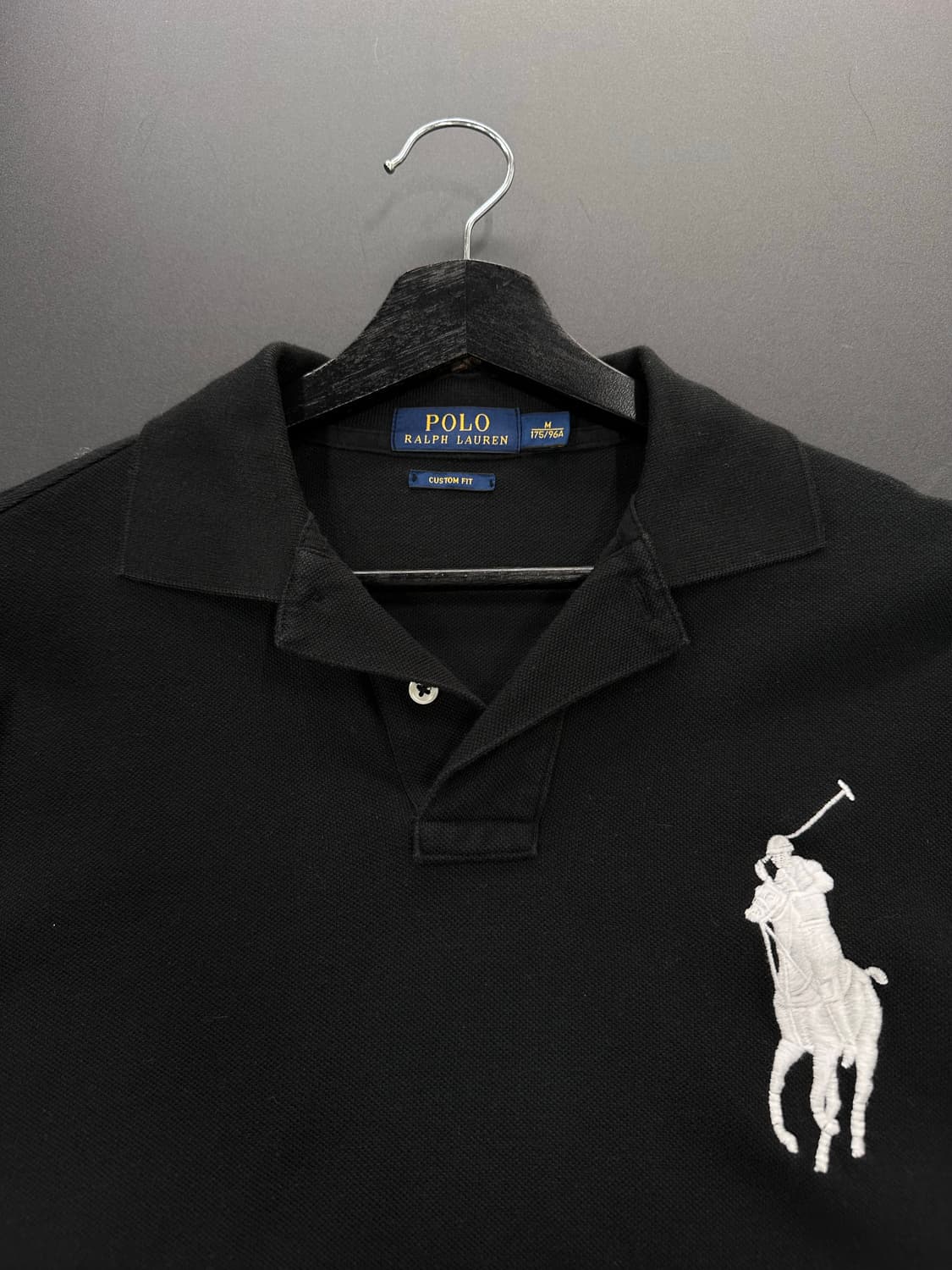 폴로랄프로렌 빅포니 넘버링 PK롱슬리브 블랙 상품이미지5