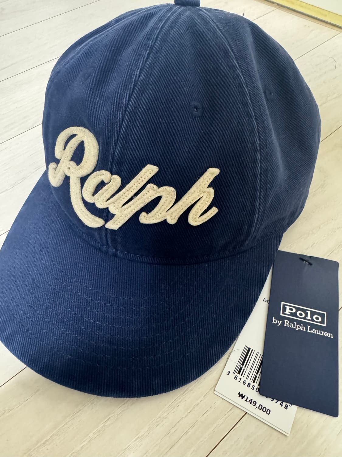 (택제거 새상품)폴로 랄프로렌 아플리케 트윌 볼 캡 상품이미지1