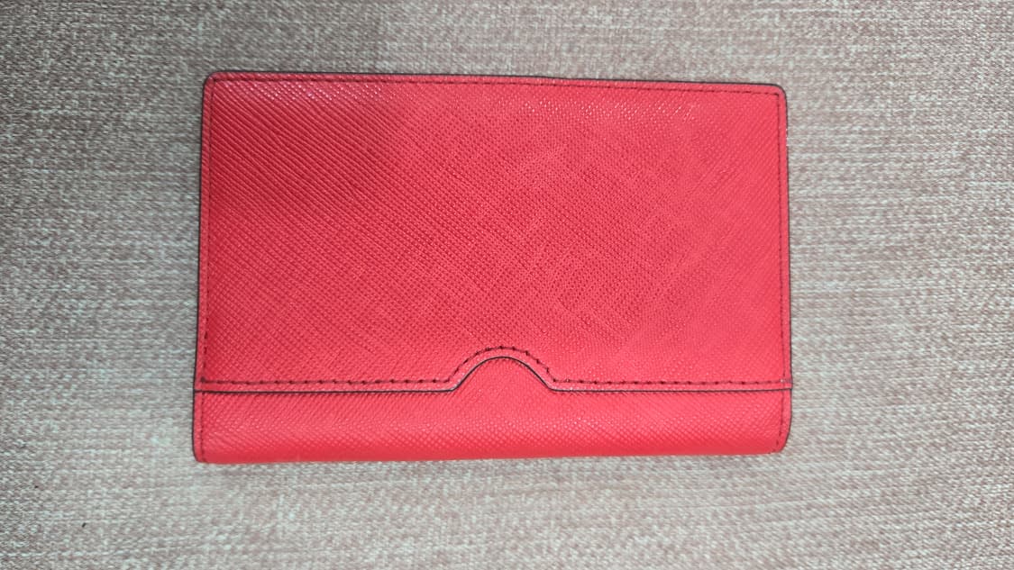 헤지스 퍼피로고 플랫 카드지갑 상품이미지2