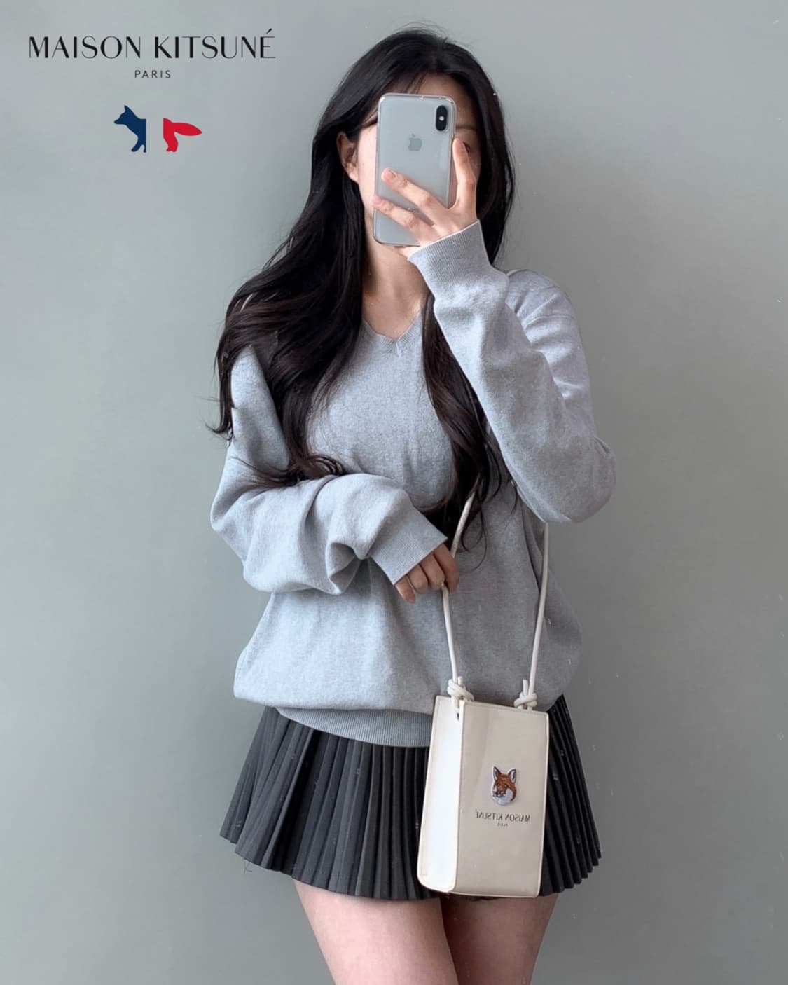 메종키츠네 X 라네즈 폰 홀더백 상품이미지3