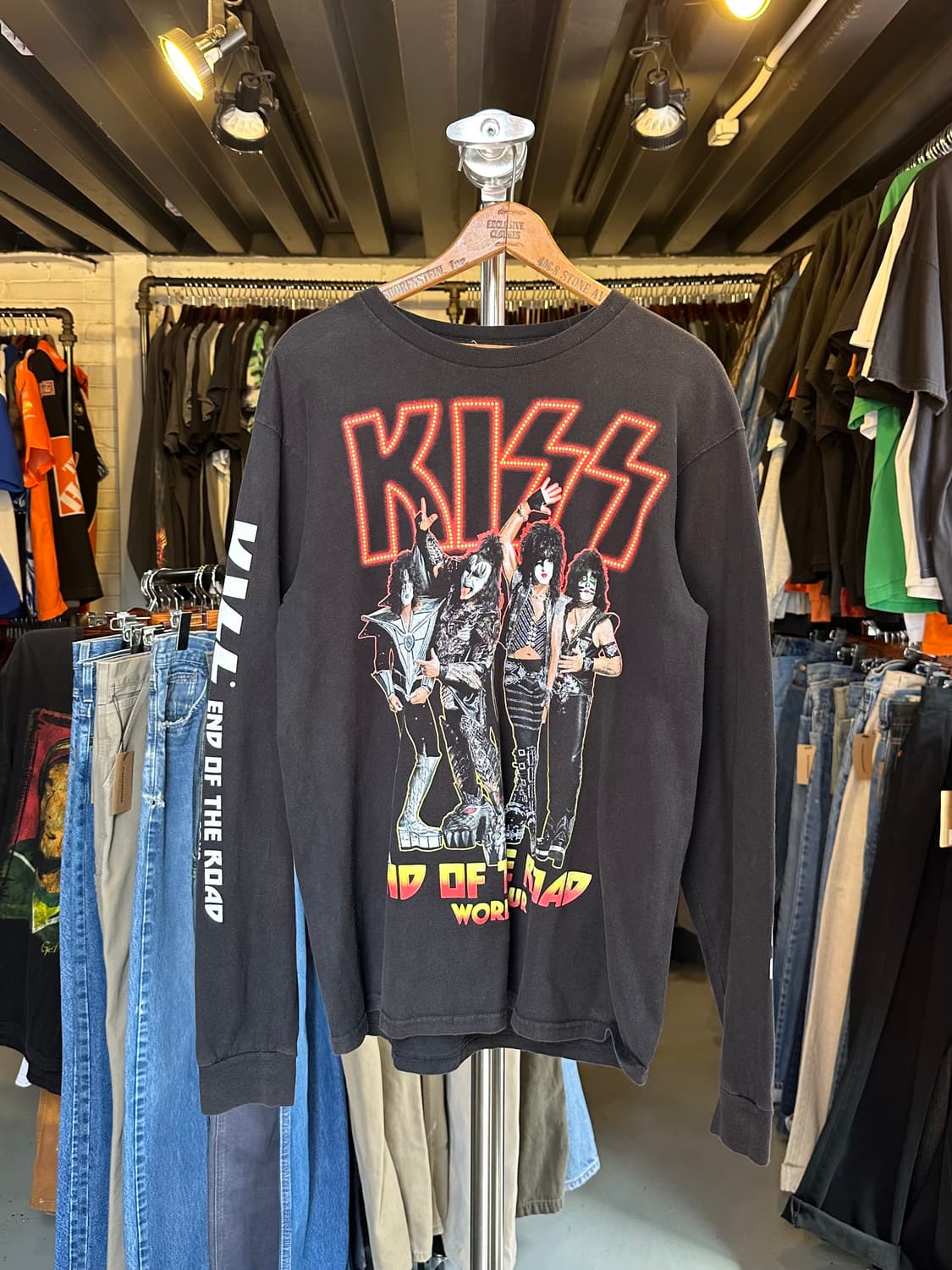 키스 KISS 락밴드 프린팅 롱슬리브 티셔츠 상품이미지1