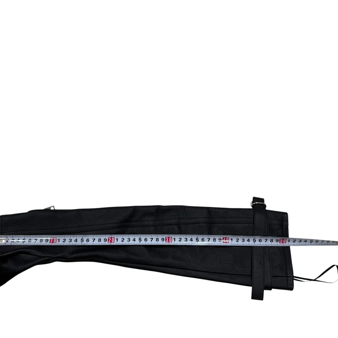 꾸레쥬 빈티지 레더 지퍼 롱장갑 블랙 상품이미지5