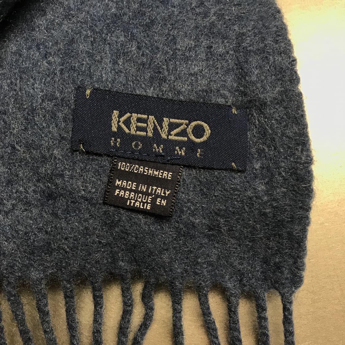 겐조 로고 머플러 블루 상품이미지5