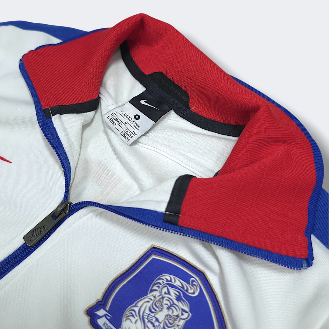 [S] 나이키 화이트&블루라인 10-12 대한민국 국대 트랙탑 져지 상품이미지8