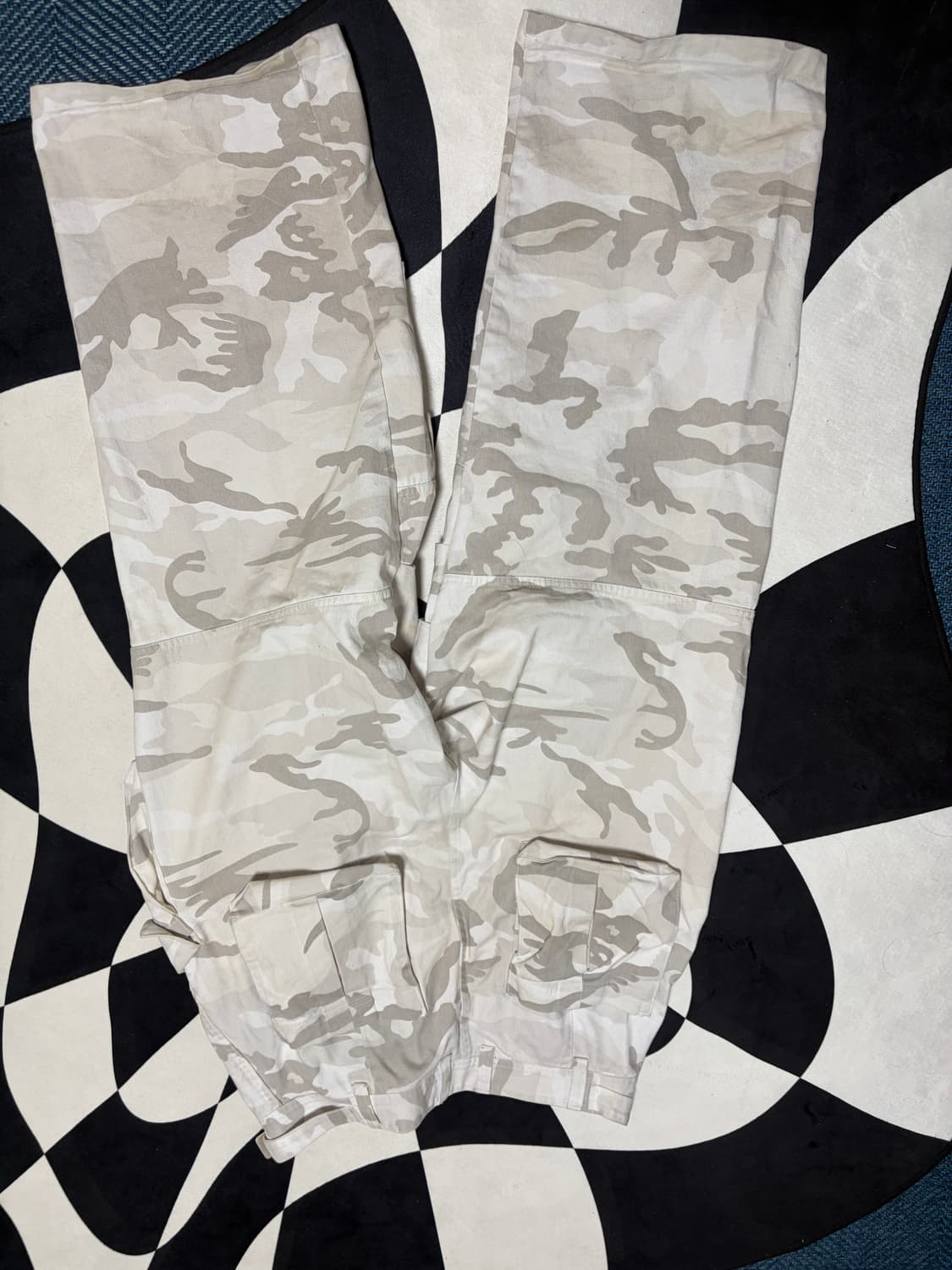 프로젝트gr 워시드카고팬츠 화이트 2size 상품이미지3