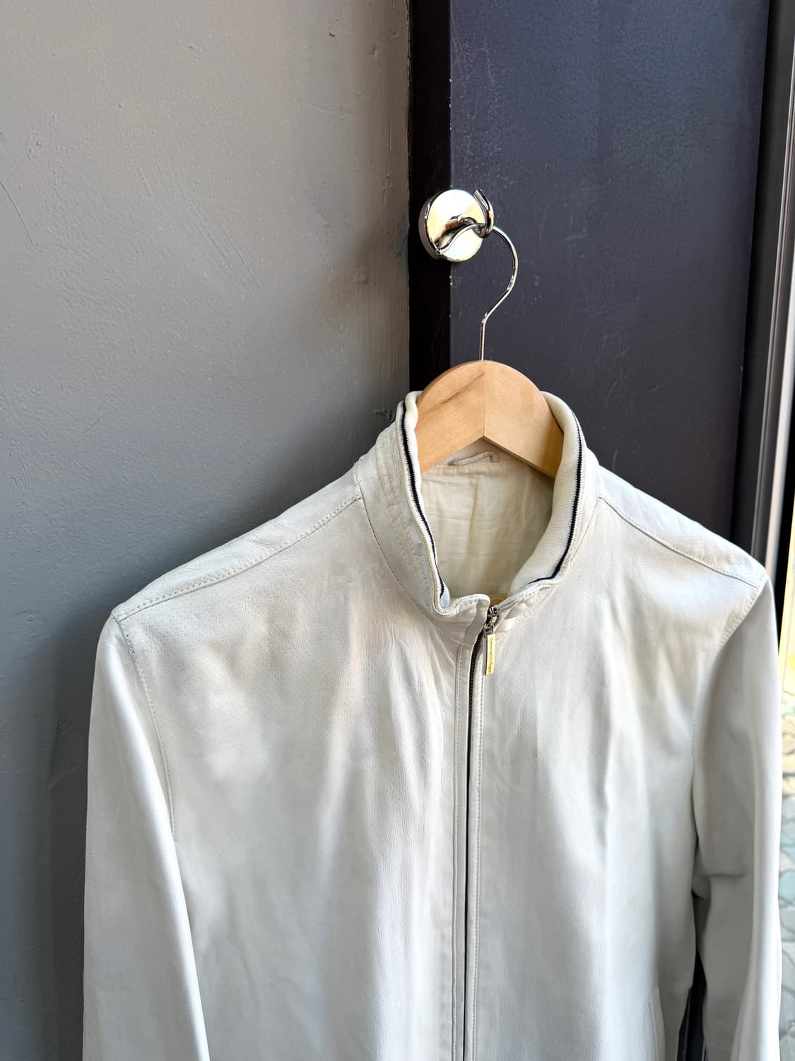 48/ 에르메네질도 제냐 14FW 램스킨 레더 자켓 상품이미지3