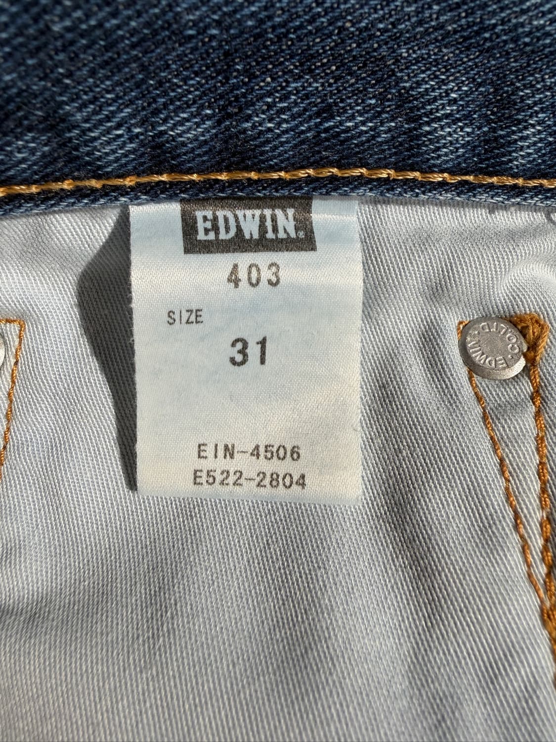 EDWIN 403 (31, Made In Japan) 상품이미지7