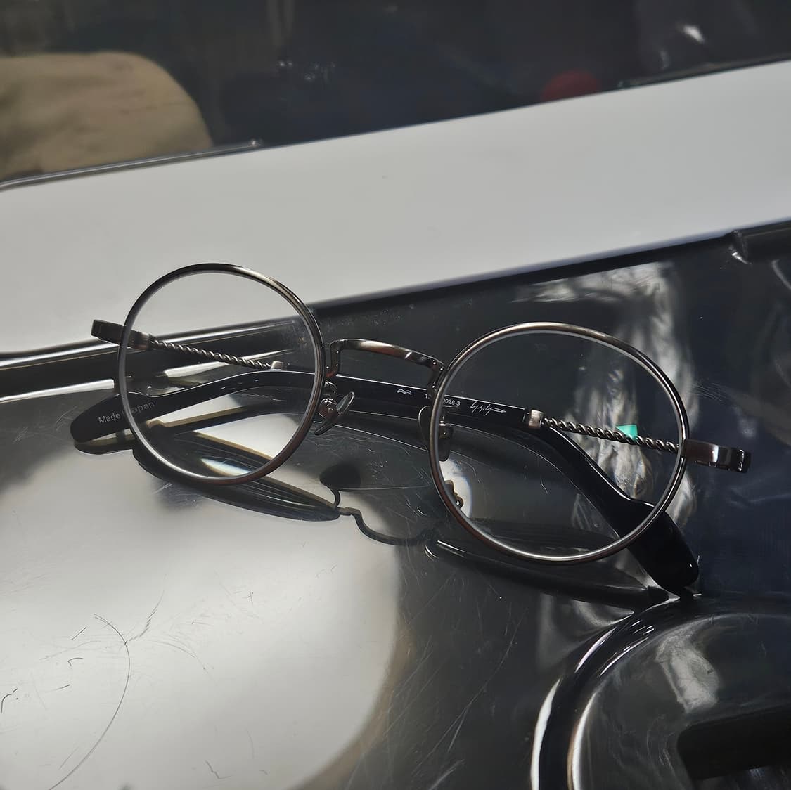 요지야마모토 메탈 프레임 안경 상품이미지1