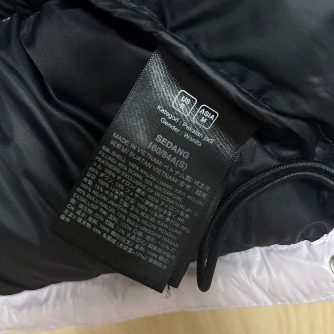 상태 최상 / 노스페이스 눕시 숏 자켓 패딩 라벤더 포그 상품이미지6