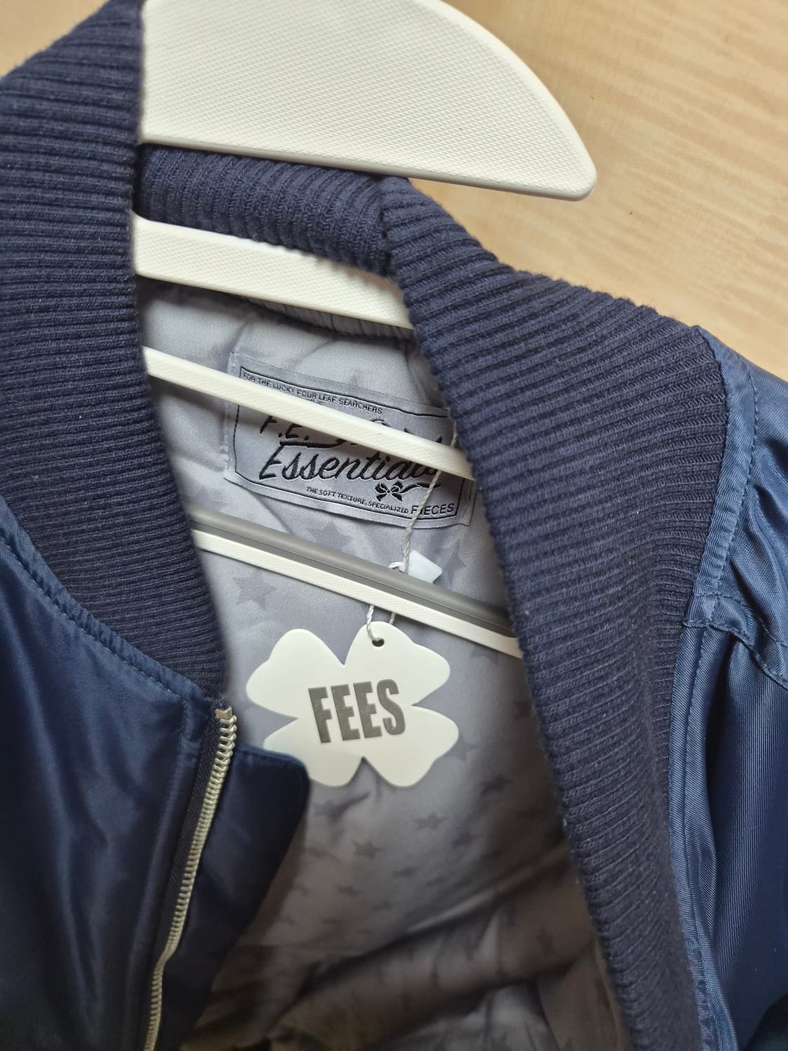 샵페어리 네이비 봄버 택있음 항공점퍼 상품이미지6