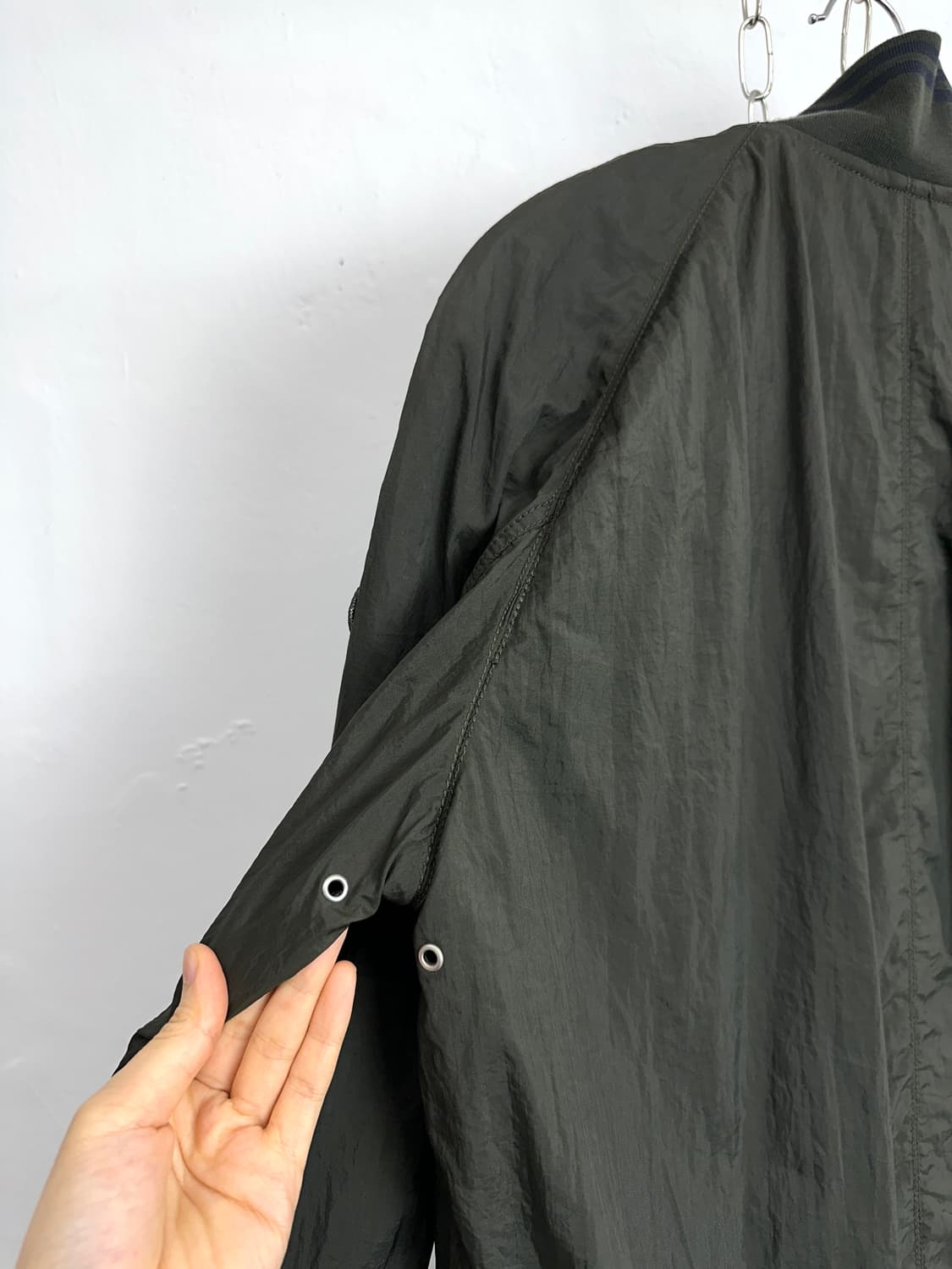 Armani Jeans Khaki Tech Stretch Zip Jack 상품이미지7