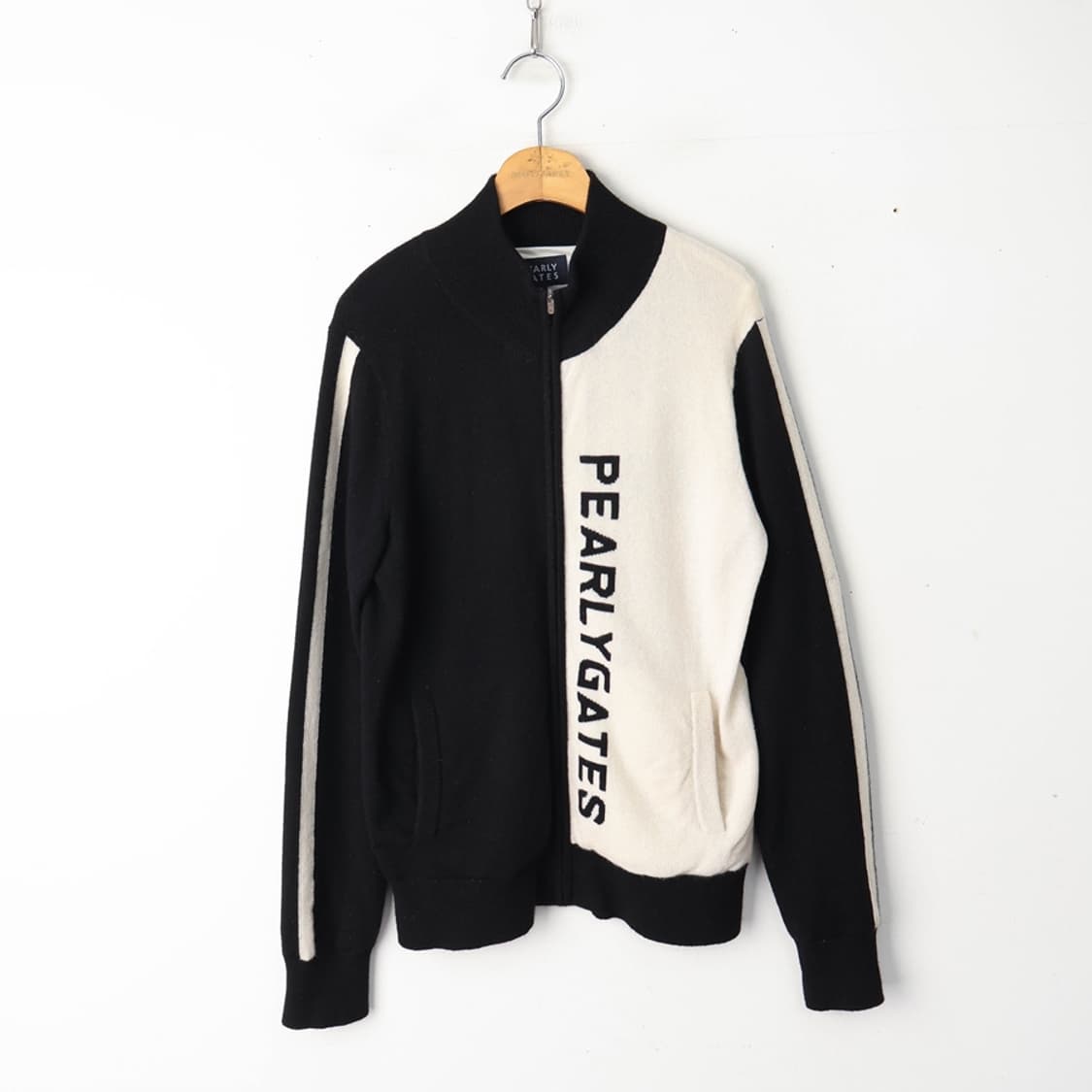 55/파리게이츠 캐시미어100 방풍 니트 집업 자켓 상품이미지1