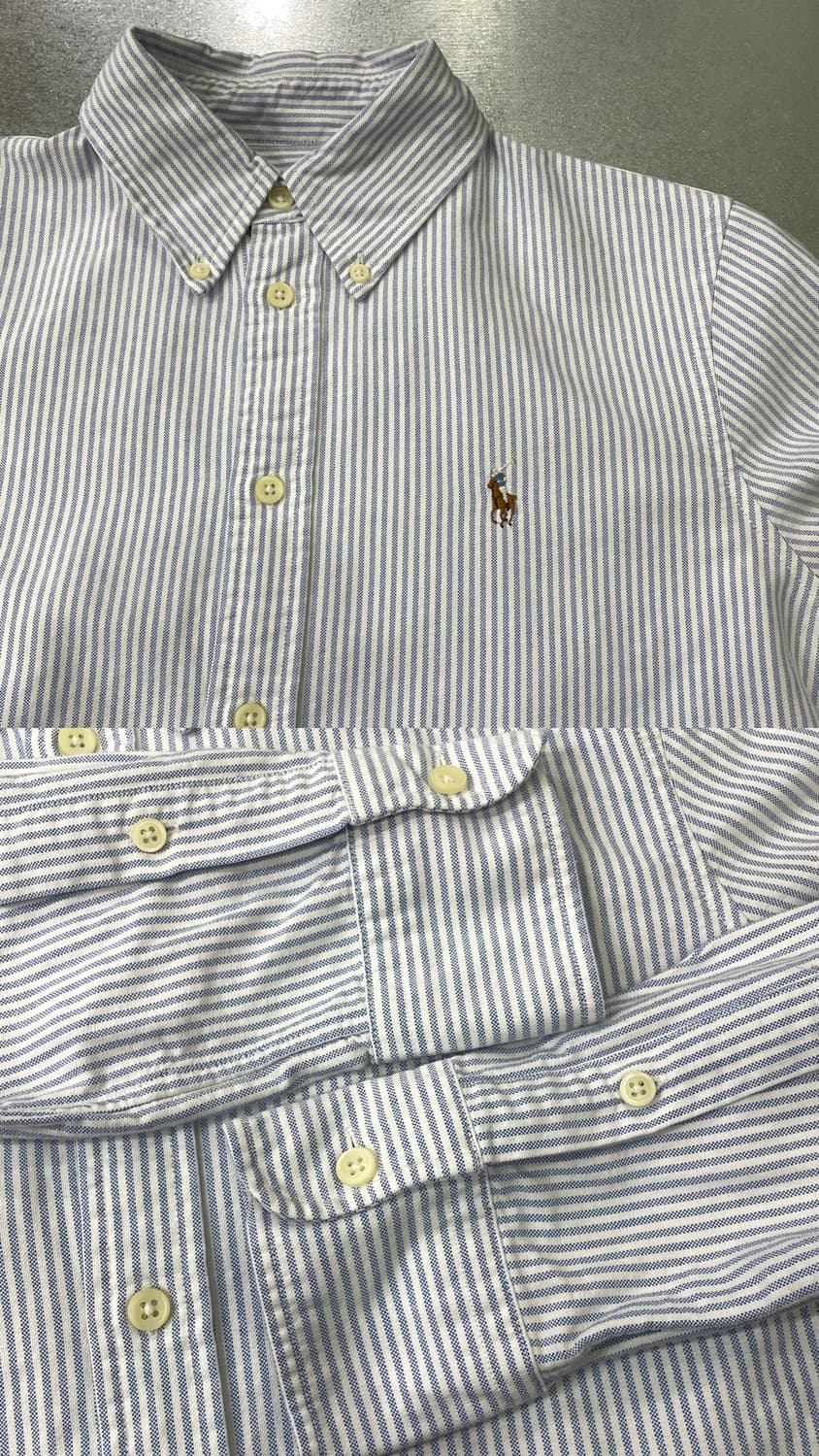 (S) POLO 폴로 랄프로렌 스트라이프 셔츠 커스텀핏 상품이미지8