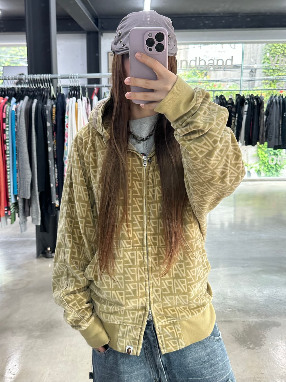 베이프 30주년 모노그램 샤크 풀집업 상품이미지3