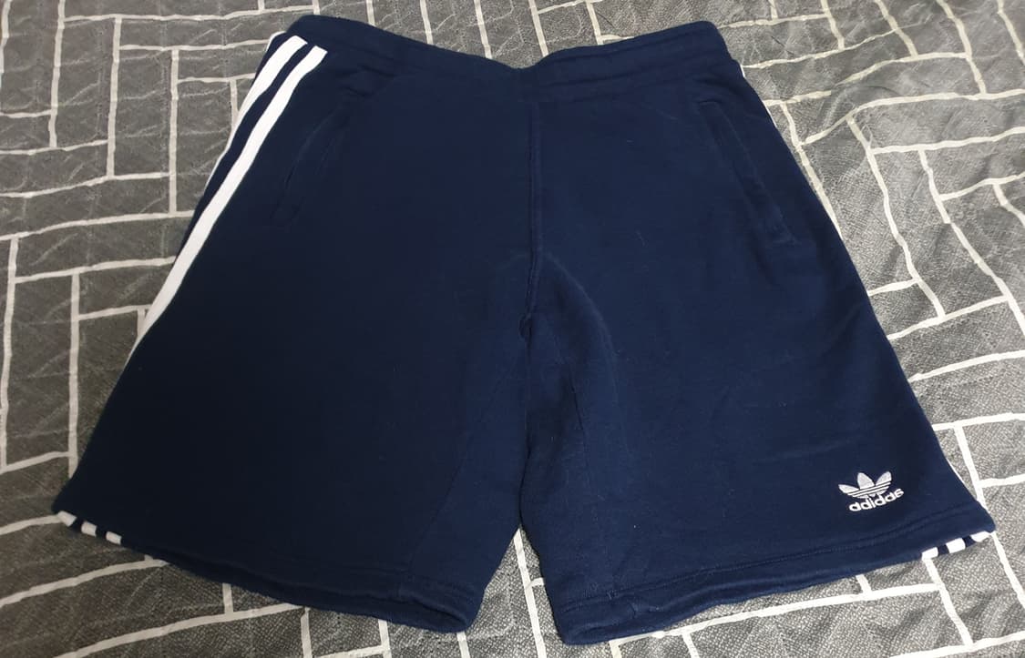 아디다스 3S 스트라이프 스웨트 쇼츠팬츠 (M) 상품이미지1