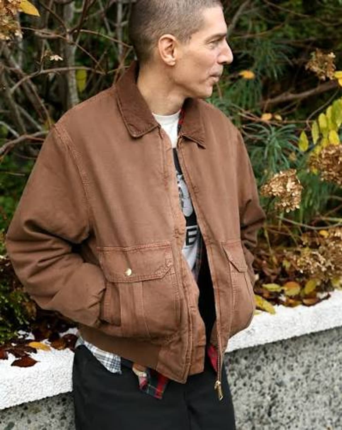 칼하트 윕 스탠톤 자켓 초콜릿 스톤 다이드 L 상품이미지3