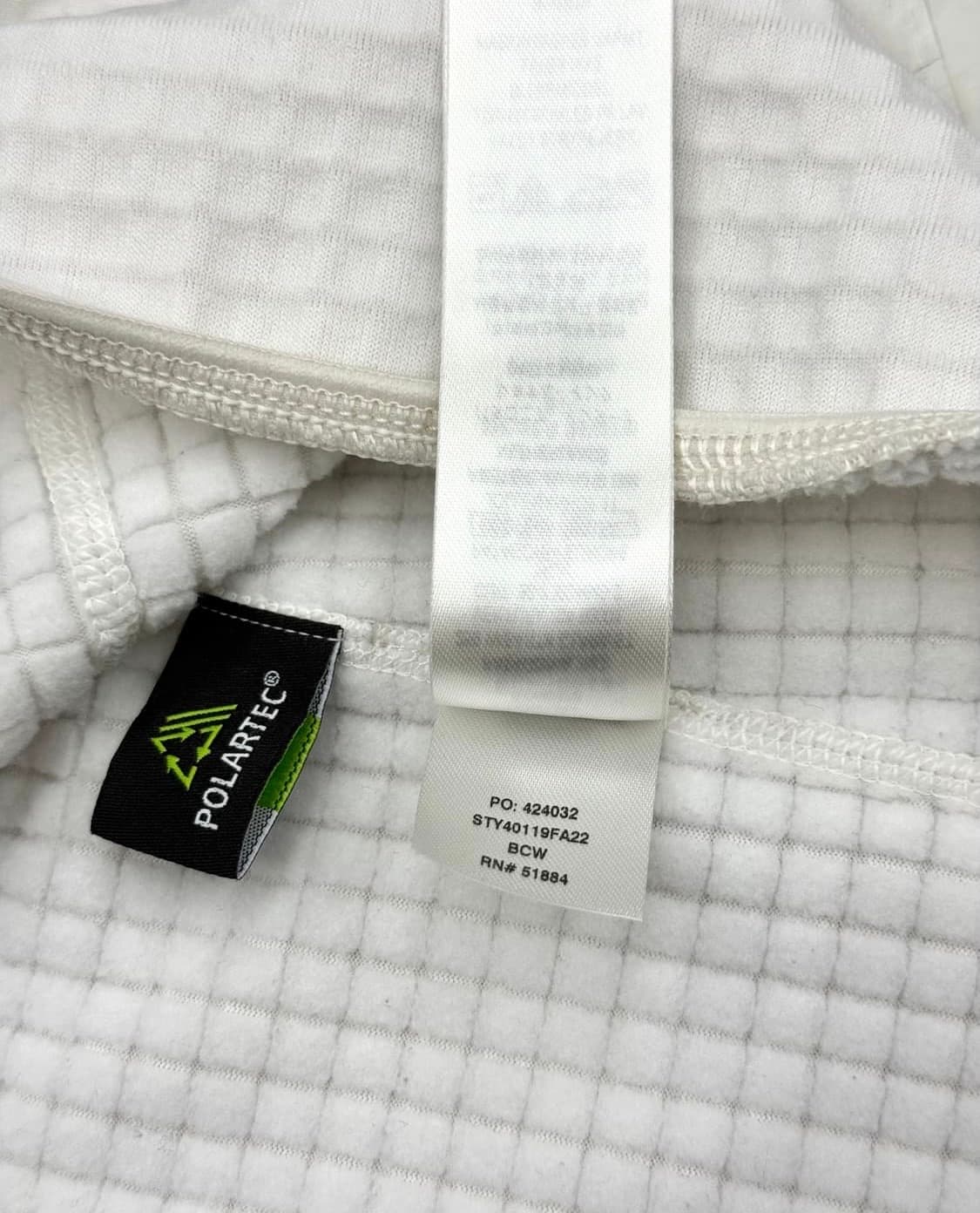 파타고니아 Air zip-neck 에어 하프집업 플리스 신칠라 화이트 상품이미지7